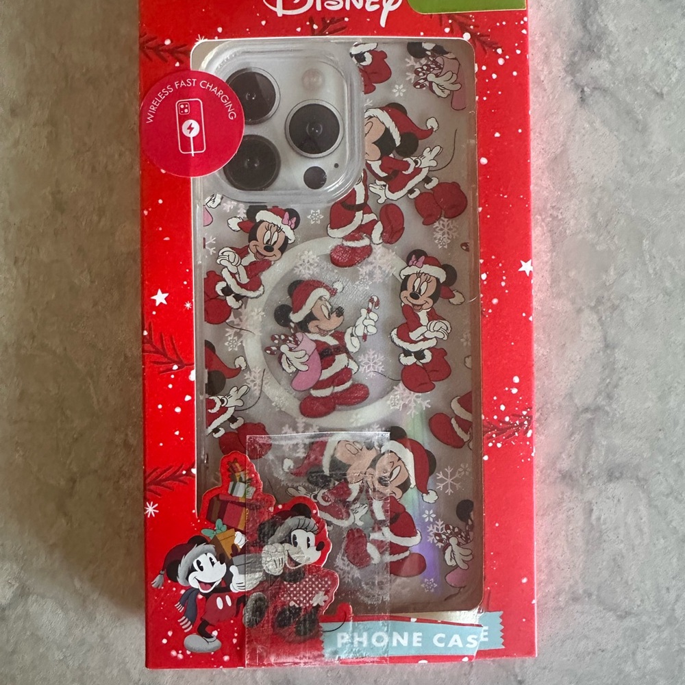 Disney Festive Mickey Mouse iPhone 16 pro max Case - Red and White